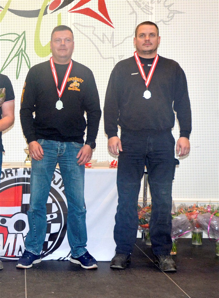 Kennet Larsen og Michael Thomsen hjemkørte et flot DM-sølv.
(Foto: Åge Keseler Kirketerp)